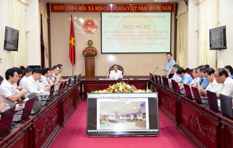 Triển khai hoạt động Trung tâm phục vụ hành chính công tỉnh Ninh Bình