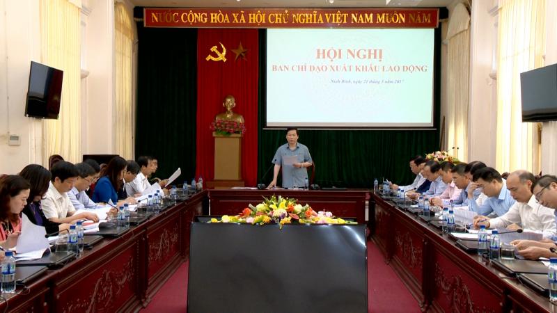 Hội nghị Ban chỉ đạo Xuất khẩu lao động  tỉnh Ninh Bình năm 2018